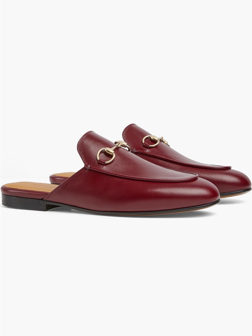 Gucci Princetown Horsebit Leather Mules